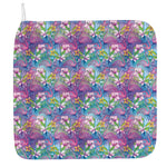 Tropical Flamingo And Hibiscus Print Hand Towel