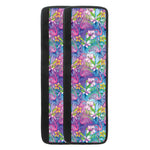 Tropical Flamingo And Hibiscus Print Refrigerator Handle Covers