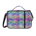 Tropical Flamingo And Hibiscus Print Shoulder Strap Bible Bag
