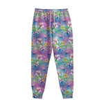 Tropical Flamingo And Hibiscus Print Sweatpants