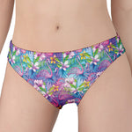 Tropical Flamingo And Hibiscus Print Women's Panties