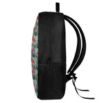 Tropical Floral Flamingo Pattern Print 17 Inch Backpack