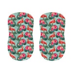 Tropical Floral Flamingo Pattern Print Bar Stool Covers