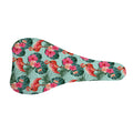 Tropical Floral Flamingo Pattern Print Bicycle Seat Cover