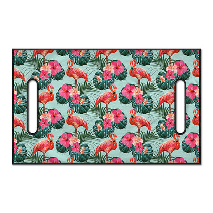 Tropical Floral Flamingo Pattern Print Golf Cart Seat Cover