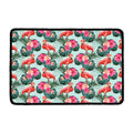 Tropical Floral Flamingo Pattern Print Kitchen Mat