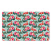 Tropical Floral Flamingo Pattern Print Polyester Doormat