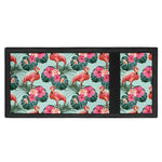 Tropical Floral Flamingo Pattern Print Trifold Wallet