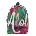 Tropical Flower Aloha Print Backpack