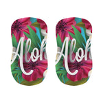 Tropical Flower Aloha Print Bar Stool Covers