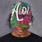 Tropical Flower Aloha Print Baseball Cap