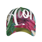 Tropical Flower Aloha Print Baseball Cap