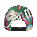 Tropical Flower Aloha Print Baseball Cap