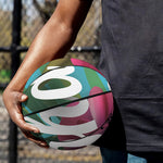 Tropical Flower Aloha Print Basketball