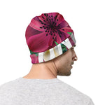 Tropical Flower Aloha Print Beanie