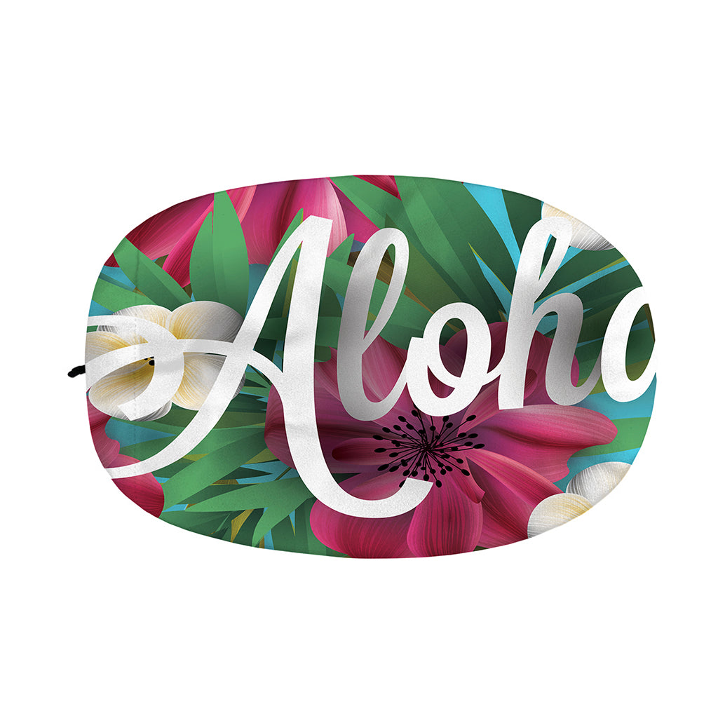 Tropical Flower Aloha Print Car Side Mirror Covers