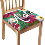 Tropical Flower Aloha Print Chair Cushion Cover