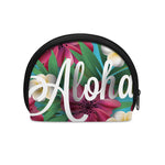 Tropical Flower Aloha Print Coin Purse