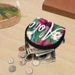 Tropical Flower Aloha Print Coin Purse