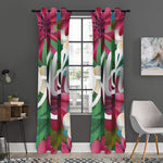 Tropical Flower Aloha Print Curtain