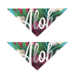 Tropical Flower Aloha Print Dog Bandana