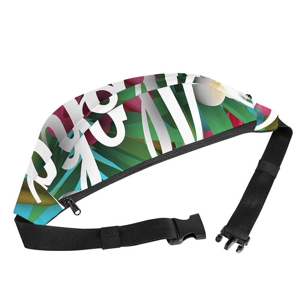 Tropical Flower Aloha Print Fanny Pack