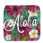 Tropical Flower Aloha Print Hand Towel