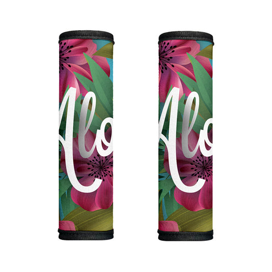 Tropical Flower Aloha Print Handle Covers