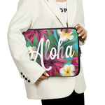 Tropical Flower Aloha Print Laptop Sleeve