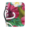Tropical Flower Aloha Print Leather Bible Cover