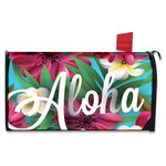 Tropical Flower Aloha Print Mailbox Cover