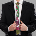 Tropical Flower Aloha Print Necktie