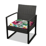 Tropical Flower Aloha Print Outdoor Seat Cushion Cover