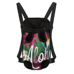 Tropical Flower Aloha Print Pet Carrier Backpack
