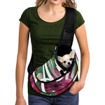 Tropical Flower Aloha Print Pet Sling Carrier