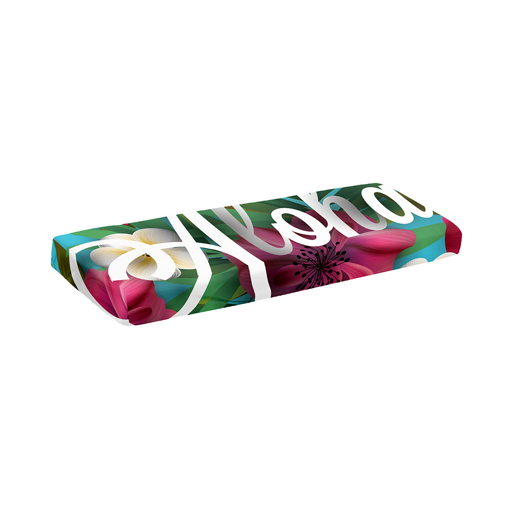 Tropical Flower Aloha Print Piano Keyboard Cover