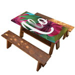 Tropical Flower Aloha Print Picnic Table Cover
