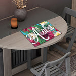 Tropical Flower Aloha Print Placemat
