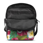 Tropical Flower Aloha Print Rectangular Crossbody Bag