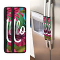Tropical Flower Aloha Print Refrigerator Handle Covers