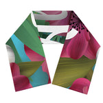 Tropical Flower Aloha Print Scarf
