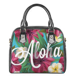 Tropical Flower Aloha Print Shoulder Handbag