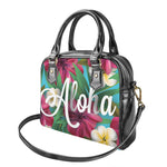 Tropical Flower Aloha Print Shoulder Handbag