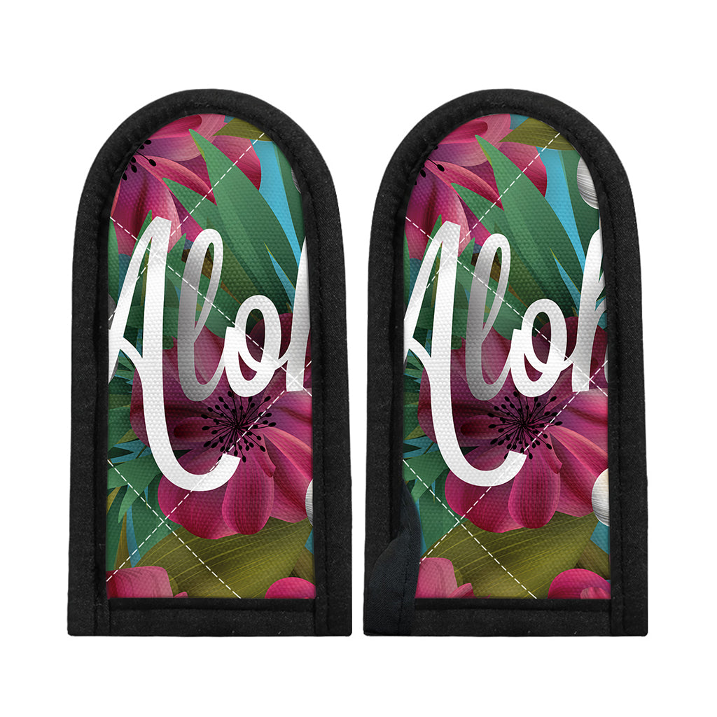 Tropical Flower Aloha Print Skillet Handle Cover
