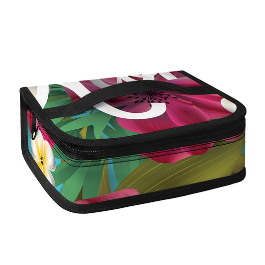 Tropical Flower Aloha Print Small Lunch Bag