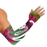 Tropical Flower Aloha Print Sun Protection Arm Sleeves