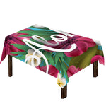 Tropical Flower Aloha Print Tablecloth