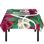 Tropical Flower Aloha Print Tablecloth