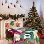 Tropical Flower Aloha Print Tablecloth