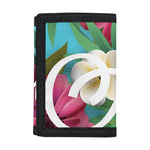 Tropical Flower Aloha Print Trifold Wallet